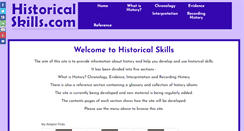 Desktop Screenshot of historicalskills.com
